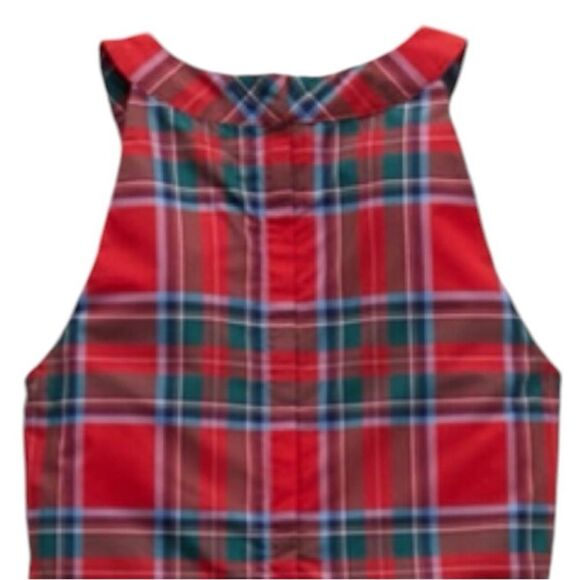 Vineyard Vines Girls' Nantucket Tartan Taffeta Dress (Size 16) - Picture 2 of 14